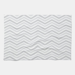 Serviette de cuisine/Chevron gris