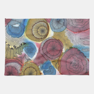 Serviette de cuisine circulaire