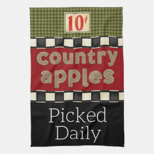 Serviette de cuisine "Country Apple"