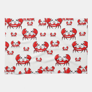 serviette de cuisine crabe