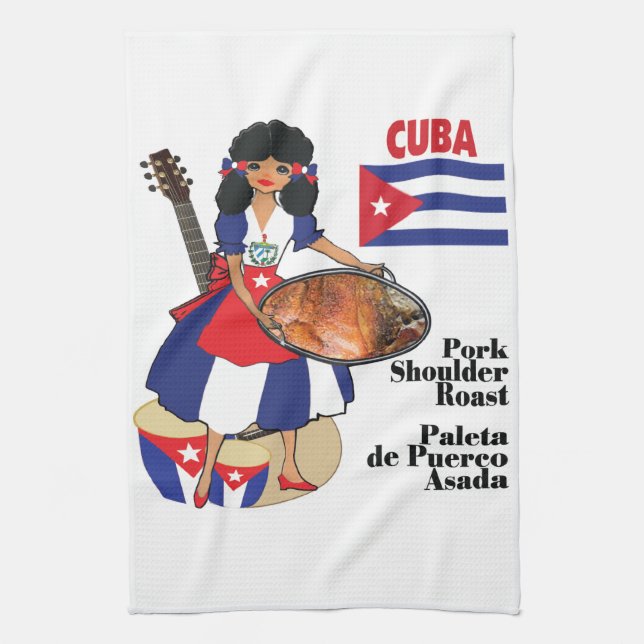 Serviette de cuisine cubaine Paleta (Vertical)