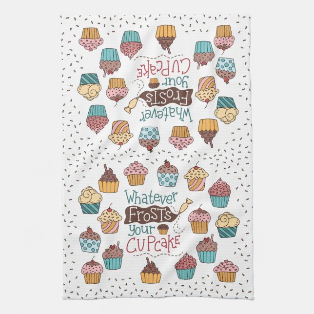 Serviette de cuisine Cupcake (Vertical)