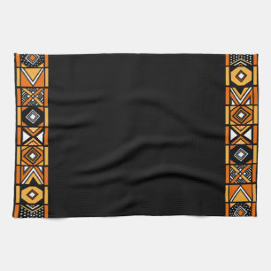 Serviette de cuisine d'art d'Africain noir