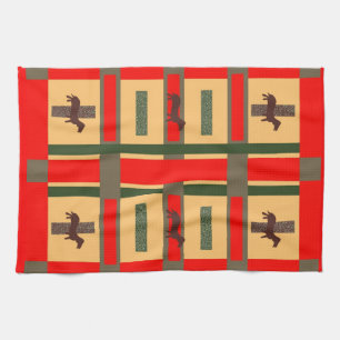 Serviette de cuisine de basset allemand
