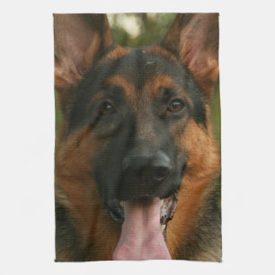 Serviette de cuisine de berger allemand