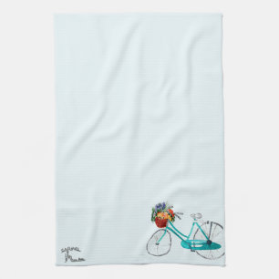 Serviette de cuisine de bicyclette