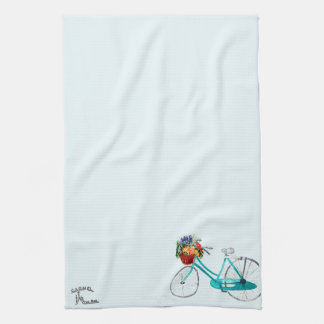 Serviette de cuisine de bicyclette
