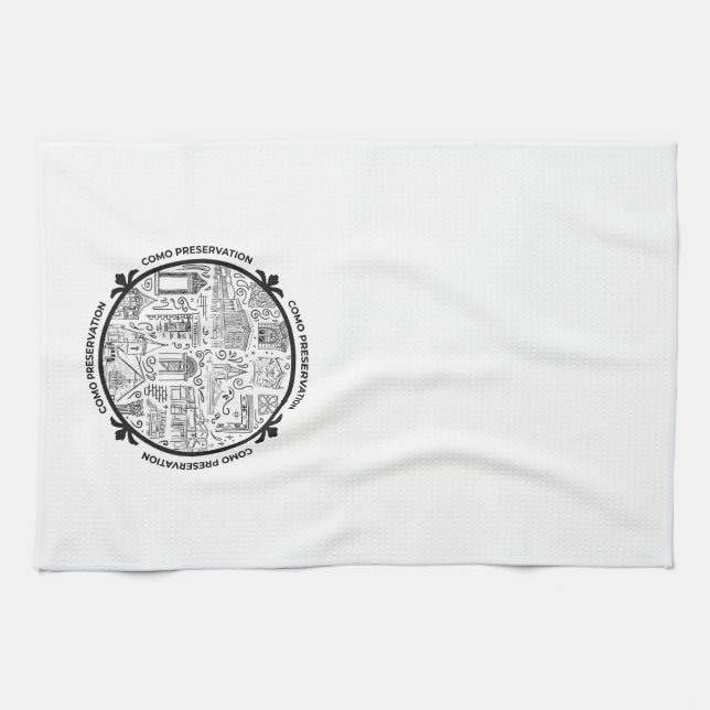 Serviette de cuisine de conservation CoMo avec des (Horizontal)