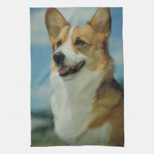 Serviette de cuisine de corgi de Gallois