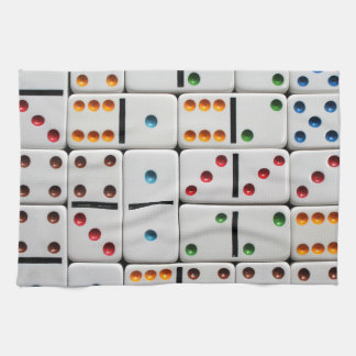 Serviette de cuisine de dominos