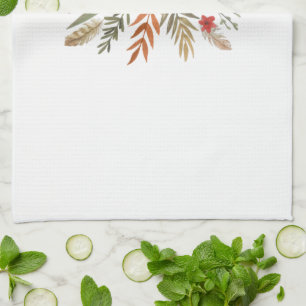 SERVIETTE DE CUISINE DE FEUILLAGE D'AUTOMNE