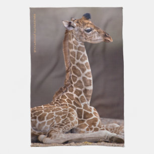 Serviette de cuisine de girafe de bébé