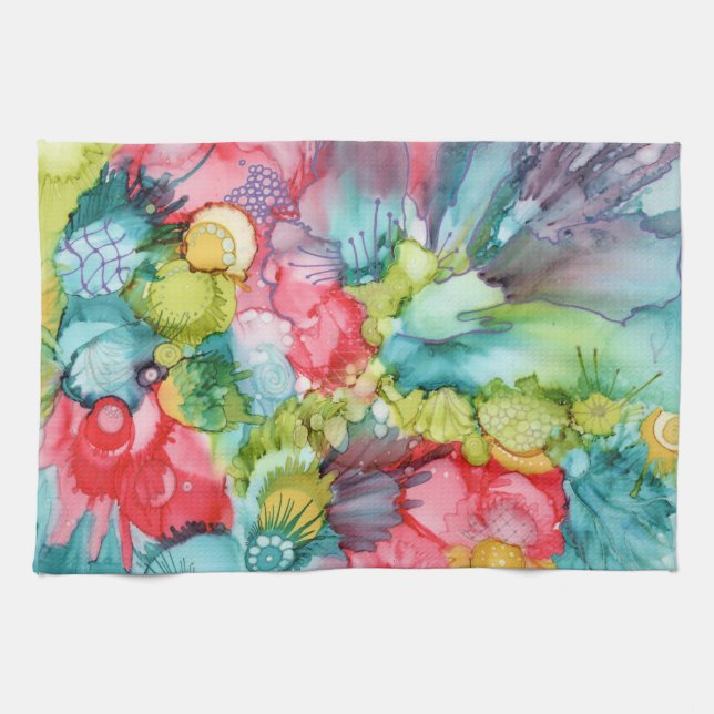 Serviette de cuisine de griffonnage de bruissement (Horizontal)