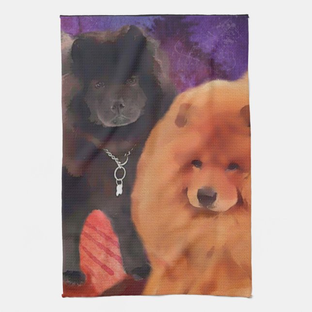 Serviette de cuisine de heARTdog de CASEY et de (Vertical)