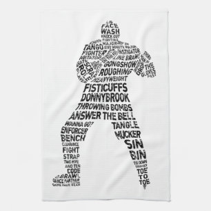 Serviette de cuisine de Hockey Enforcer
