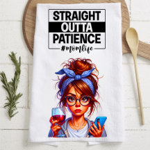 Serviette de cuisine de jour des mères, Serviette