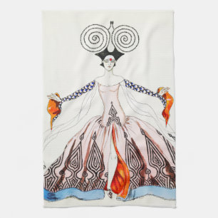 Serviette de cuisine de mode d'art déco de Georges