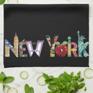 Serviette de cuisine de New York