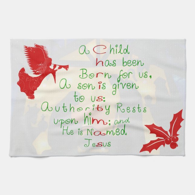 Serviette de cuisine de Noël (Horizontal)