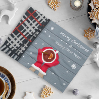 Serviette de cuisine de Noël de Noël de Jouer et d