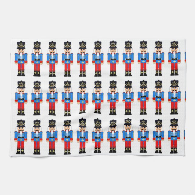 Serviette de cuisine de Noël de soldat de (Horizontal)