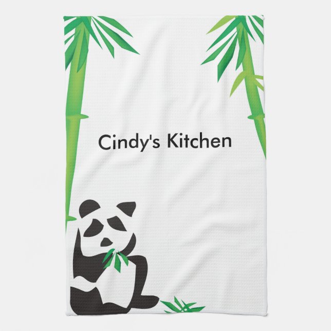 Serviette de cuisine de panda (Vertical)