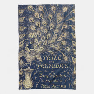 Serviette de cuisine de paon de fierté et de