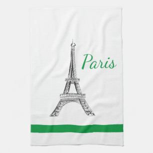 Serviette de cuisine de Paris