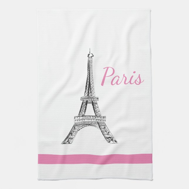 Serviette de cuisine de Paris (Vertical)