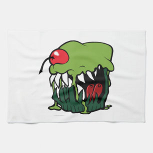 serviette de cuisine de petit gâteau de zombi