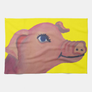 serviette de cuisine de porc