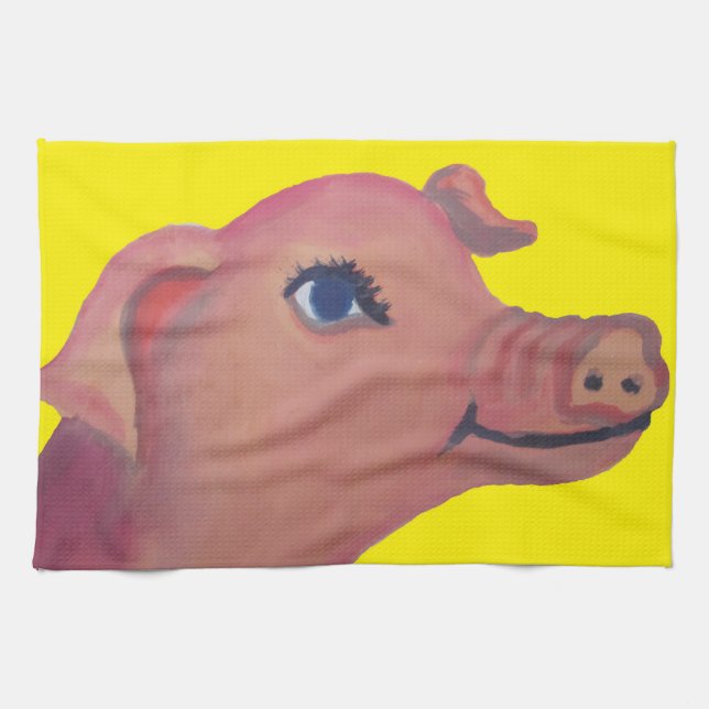 serviette de cuisine de porc (Horizontal)