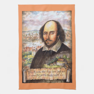 Serviette de cuisine de portrait de William