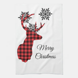 Serviette de cuisine de vacances Deer