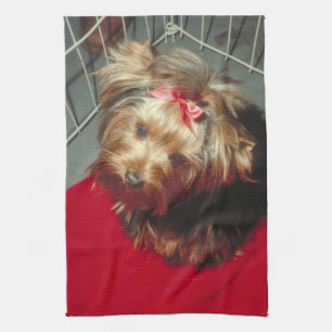 Serviette de cuisine de Yorkshire Terrier Yorkie