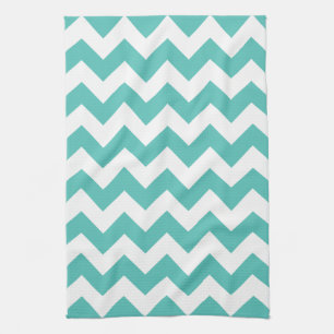 Serviette de cuisine de zigzag de Chevron de