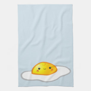 Serviette de cuisine d'oeufs de Kawaii