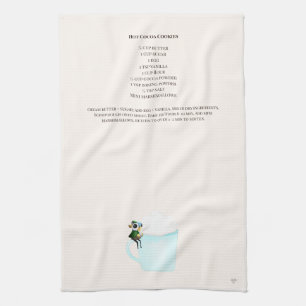 Serviette de cuisine Dragon pour recette de biscui