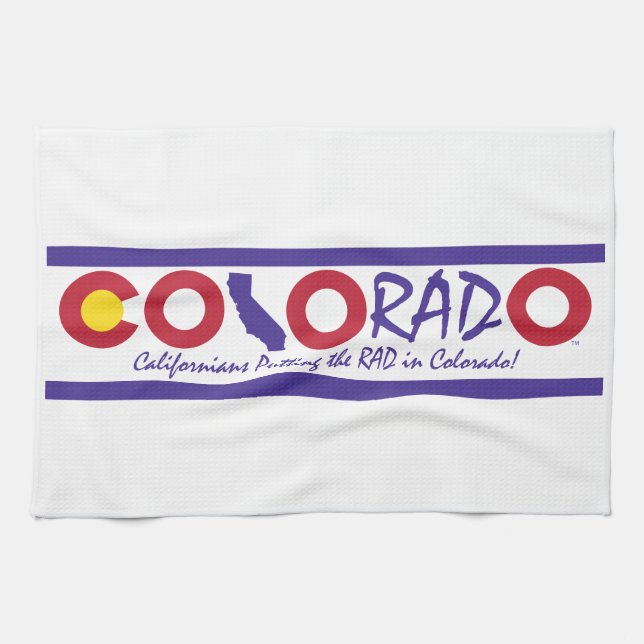 Serviette de cuisine du Colorado (Horizontal)