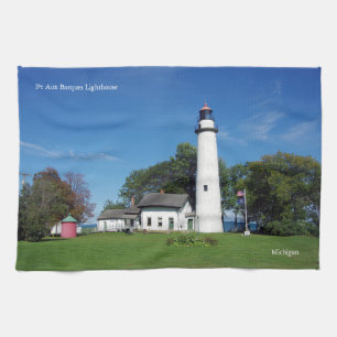 Serviette de cuisine du phare Pt Aux Barques