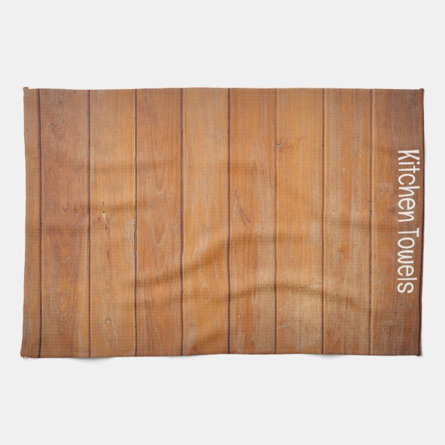 Serviette de cuisine en bois Brown (Horizontal)