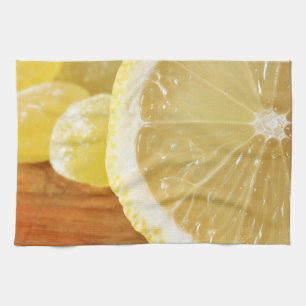 Serviette de cuisine en citron