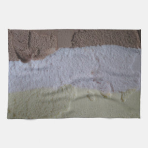 Serviette de cuisine en crème glacée napolitaine