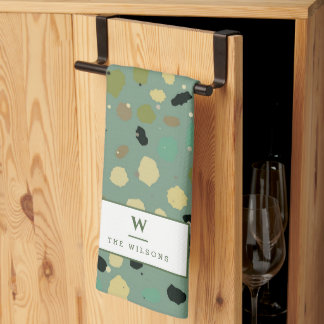 Serviette de cuisine en mosaïque Terrazzo moderne