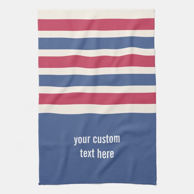 Serviette de cuisine faite sur commande de motif (Vertical)