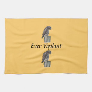 Serviette de cuisine - Falcon - Jamais Vigilant