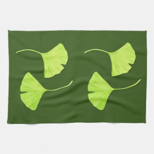 Serviette de cuisine Feuille Ginkgo