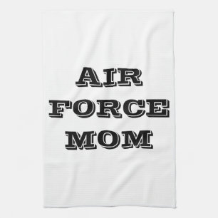 Serviette de cuisine Fière Air Force Maman