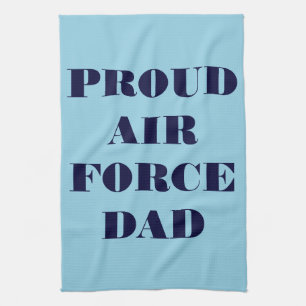 Serviette de cuisine Fière Force aérienne Papa