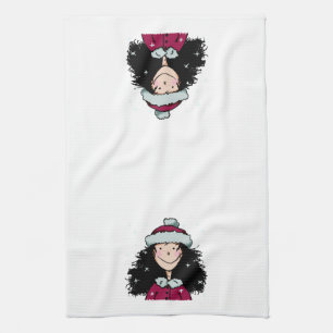 Serviette de cuisine, Fille d'hiver